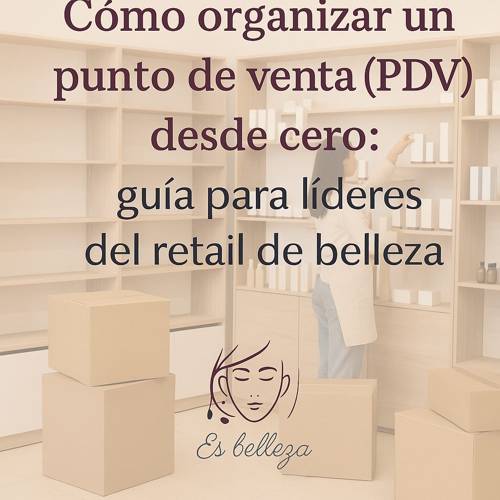Cómo organizar un punto de venta (PDV) desde cero: guía para líderes del retail de belleza